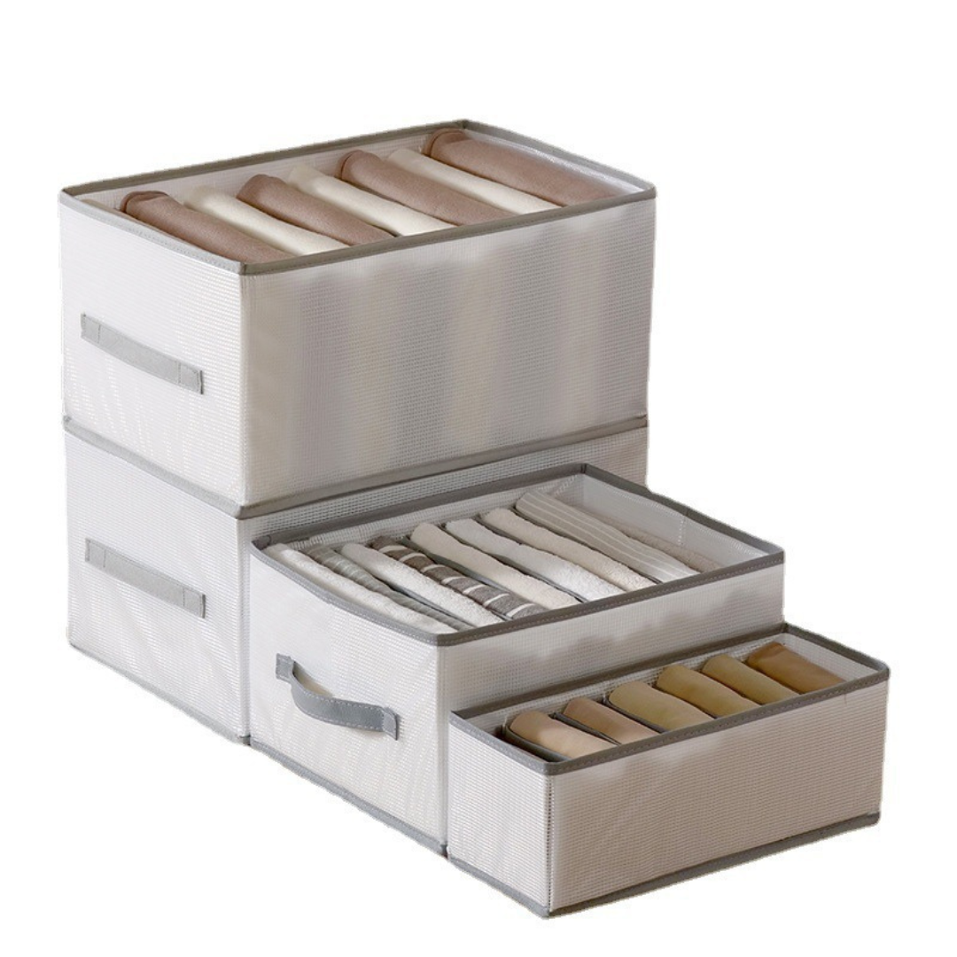 Drawer Organizer Box Foldable Integrated Dividers