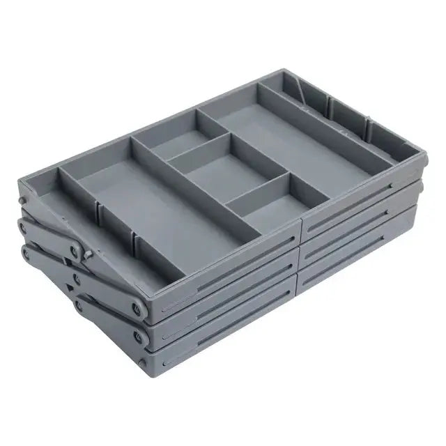 Drawer Organizer Expandable Three-Tier Adjustable Compartments