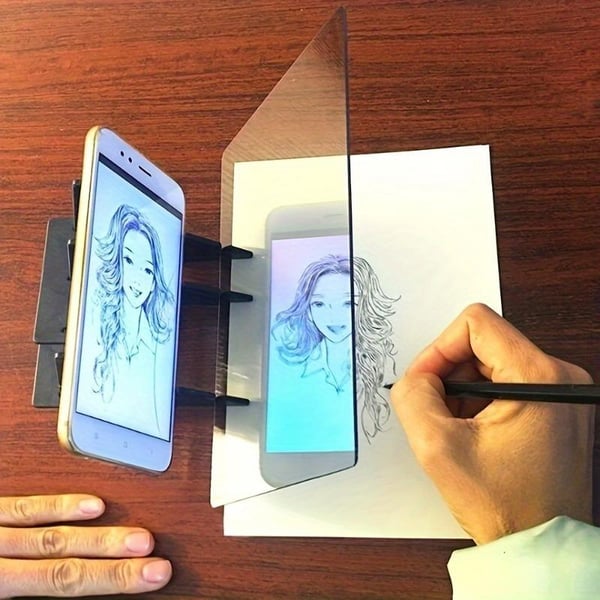 Drawing Board Optical Smartphone Projection Distortion Free