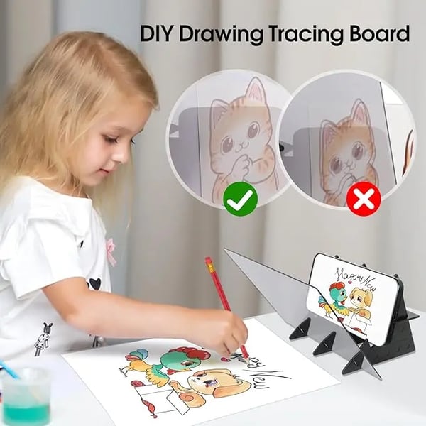Drawing Board Optical Smartphone Projection Distortion Free