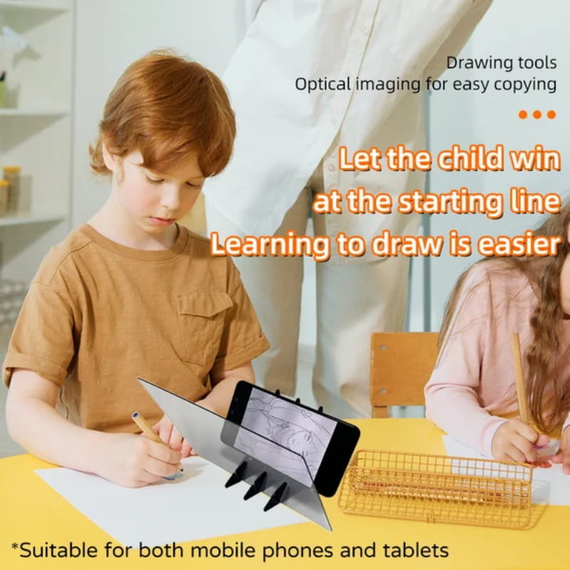 Drawing Projection Board Mirror Panel Fits Phones & Tablets