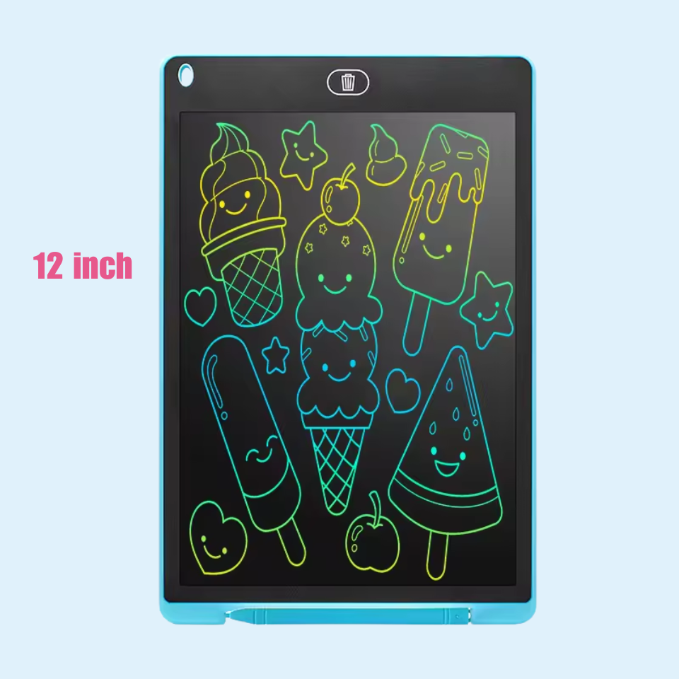 Drawing Tablet LCD Reusable Stylus & One-Click Erase