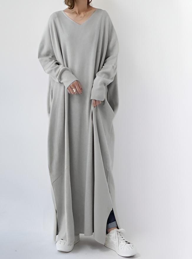 Dress Oversized Long Silky-Soft