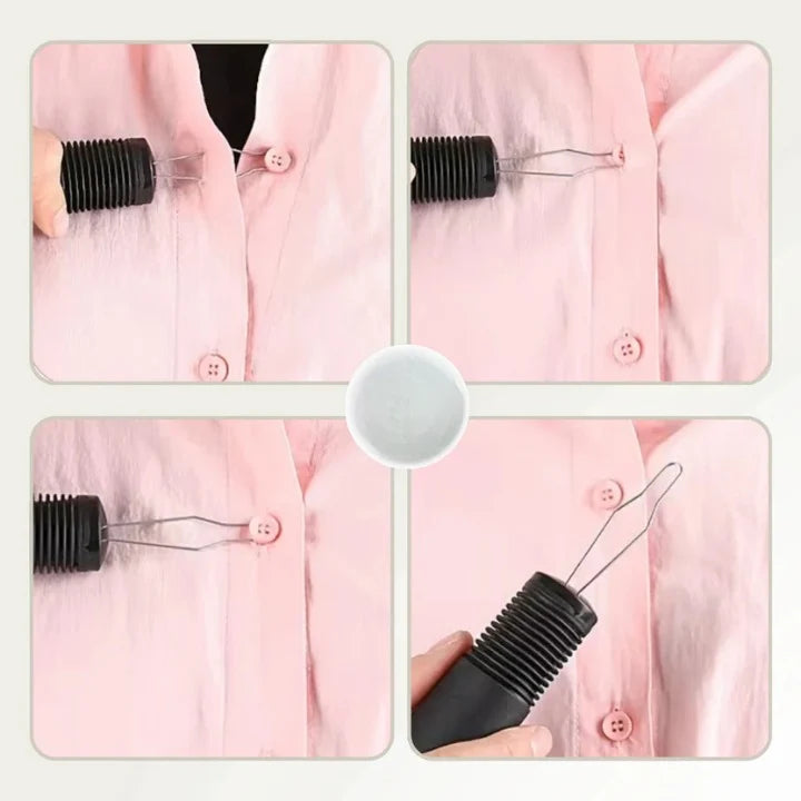 Dressing Aid Ergonomic Handle Button Loop & Zipper Hook