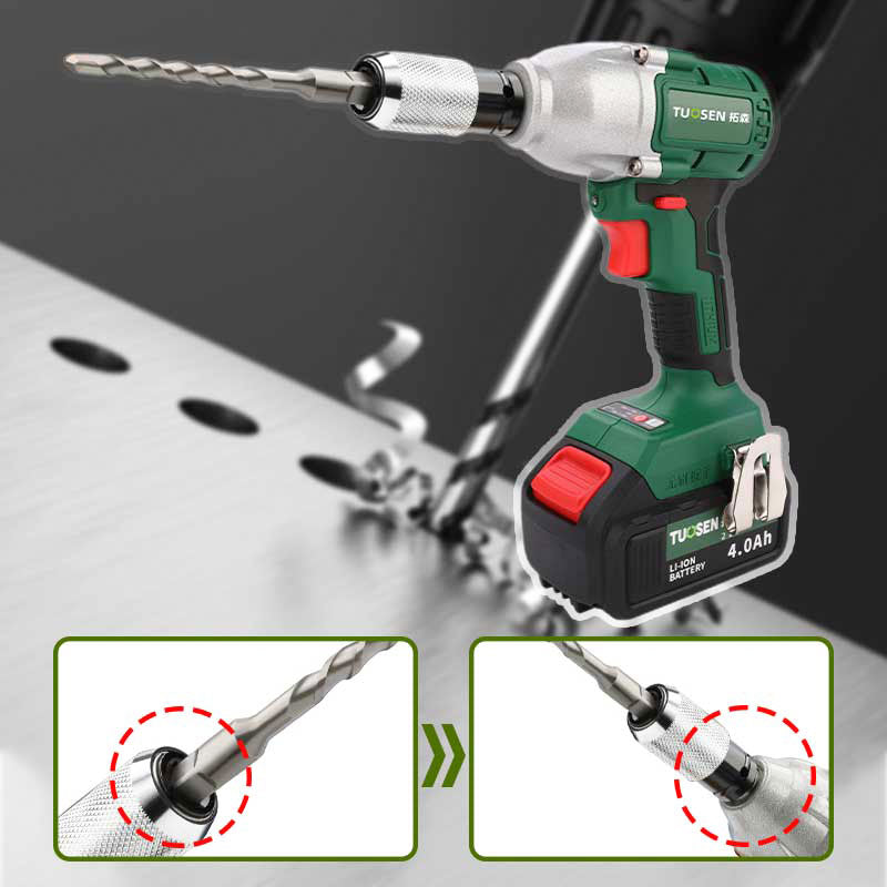 Drill Adapter Quick-Change 3-in-1 Secure Locking