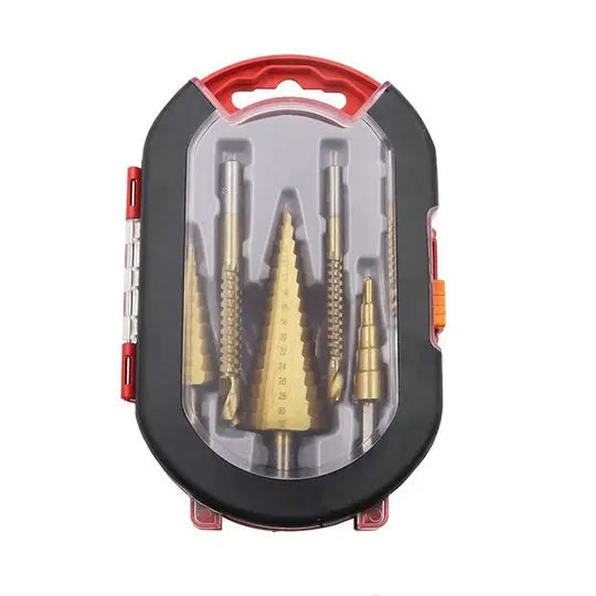 Drill Bit Set Titanium-Coated HSS 6-Piece