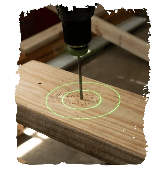 Drill Guide Laser-Guided Automatic Stop