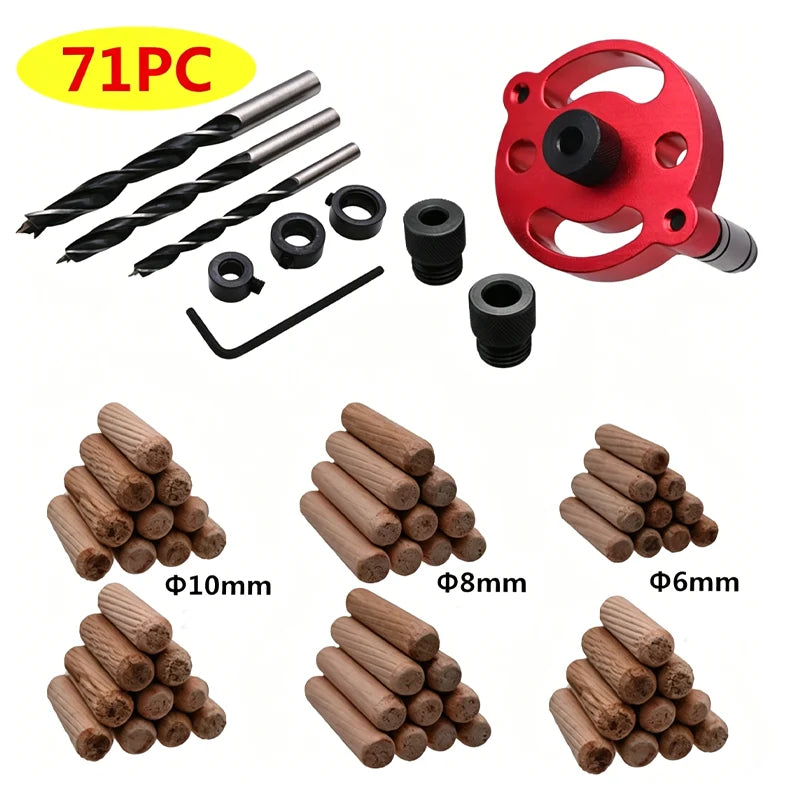 Drill Guide Self-Centering Aluminum & Hardened Steel Bushings