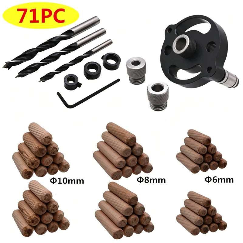 Drill Guide Self-Centering Aluminum & Hardened Steel Bushings