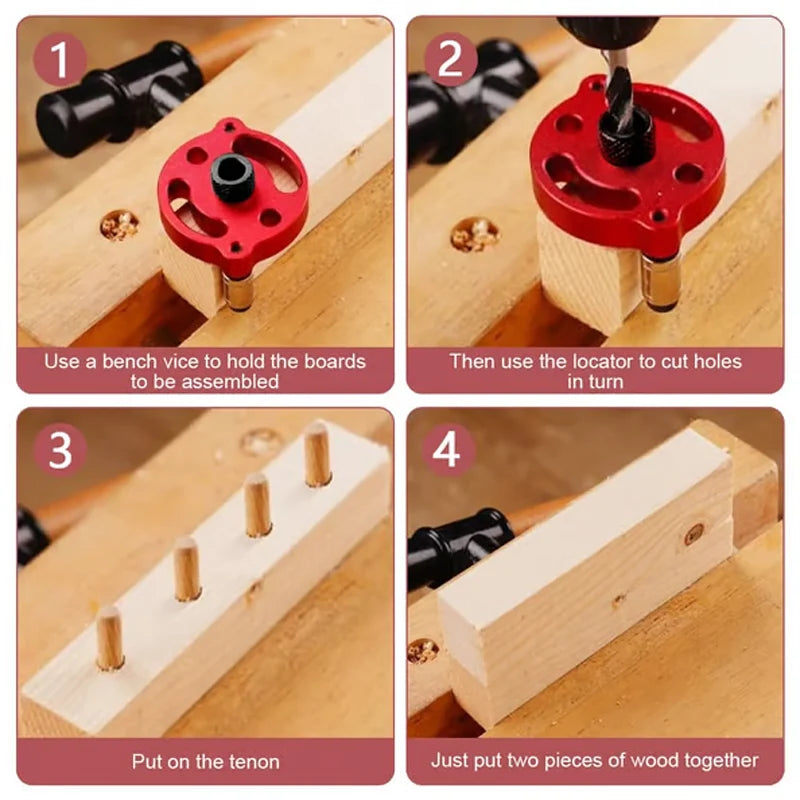 Drill Guide Self-Centering Aluminum & Hardened Steel Bushings