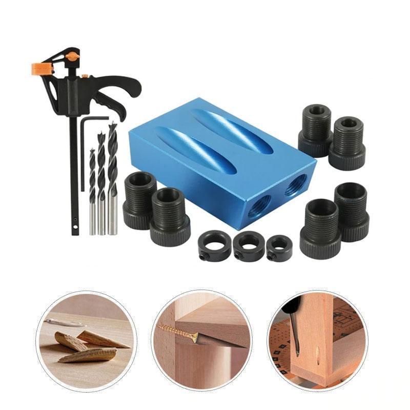 Drill Jig 15° Angle Aluminum Alloy