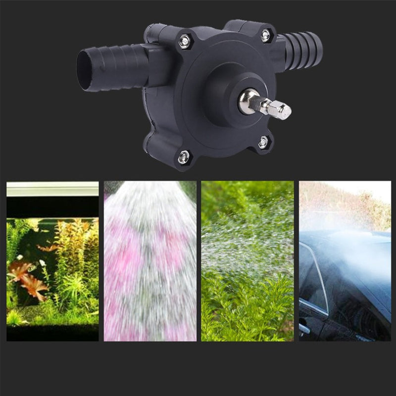 Drill Pump Self-Priming 20–30 L/min Standard Drill Compatible