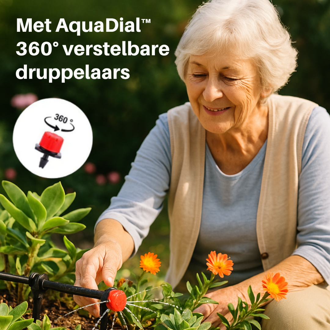 Drip Emitters 360 Degree Adjustable Tool-Free Installation