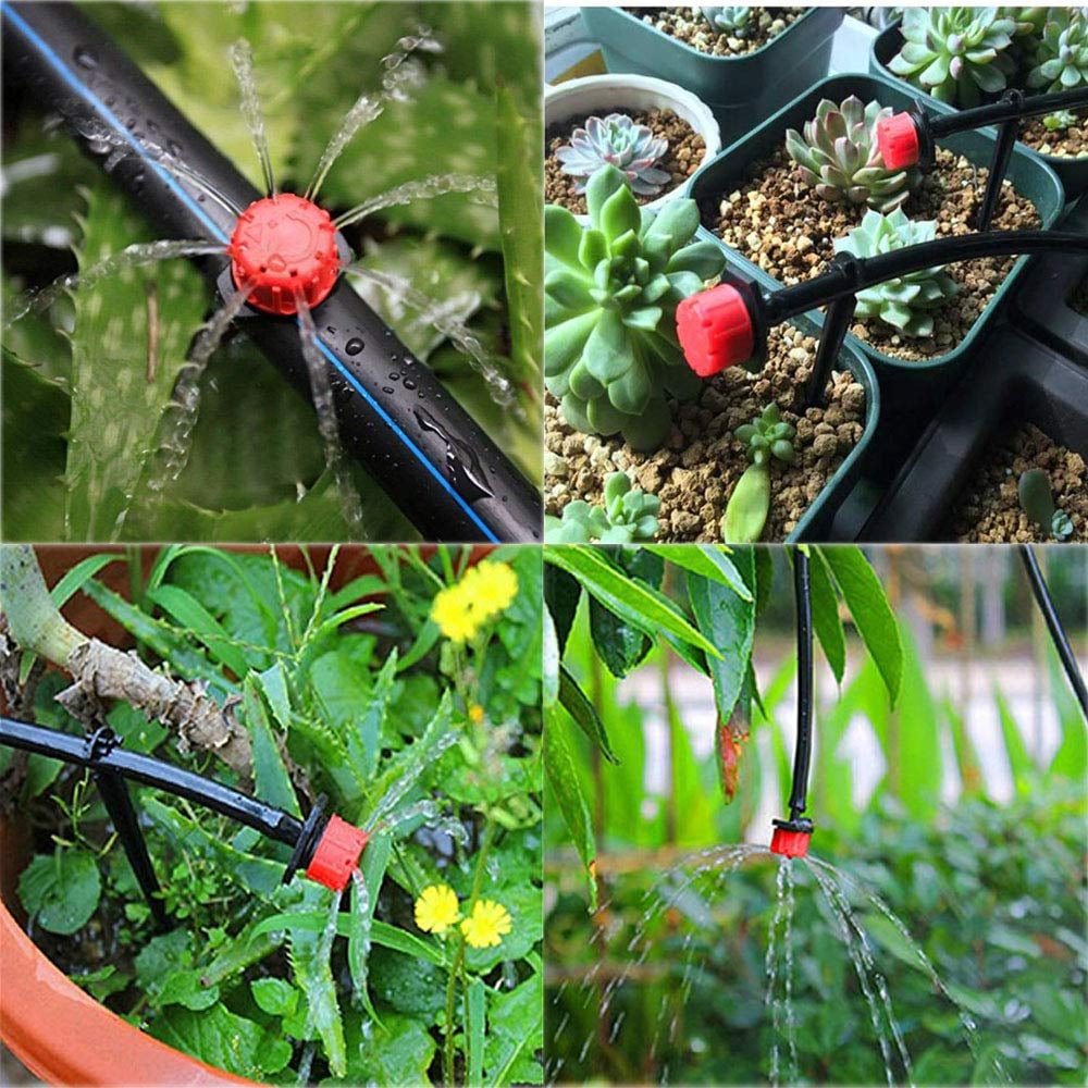 Drip Emitters 360 Degree Adjustable Tool-Free Installation