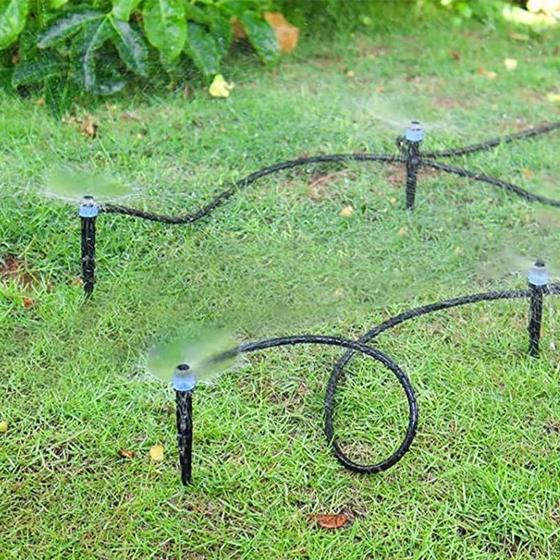 Drip Irrigation Kit 360° Rotatable Nozzles Set of 50