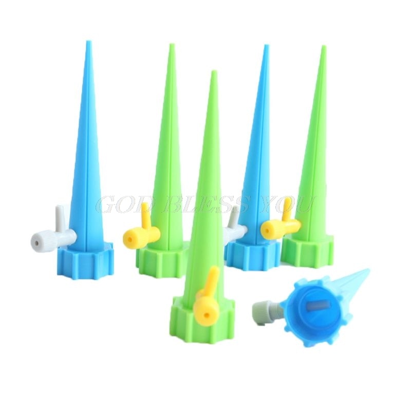 Drip Irrigation Stakes Adjustable Valve Set of 6