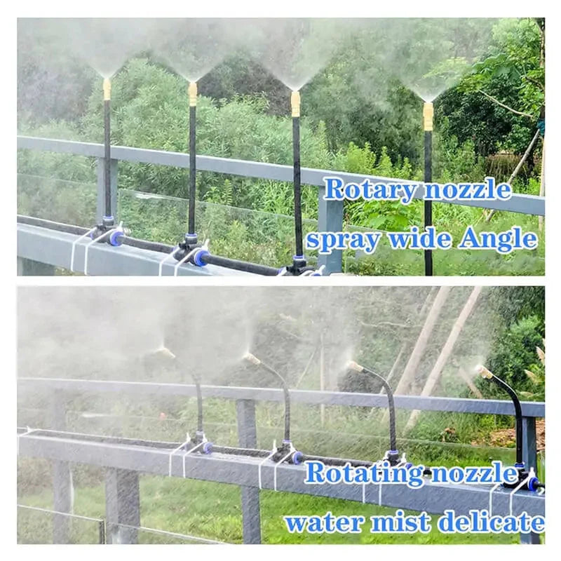 Drip Irrigation System 15 Meter Tool-Free Snap Connectors
