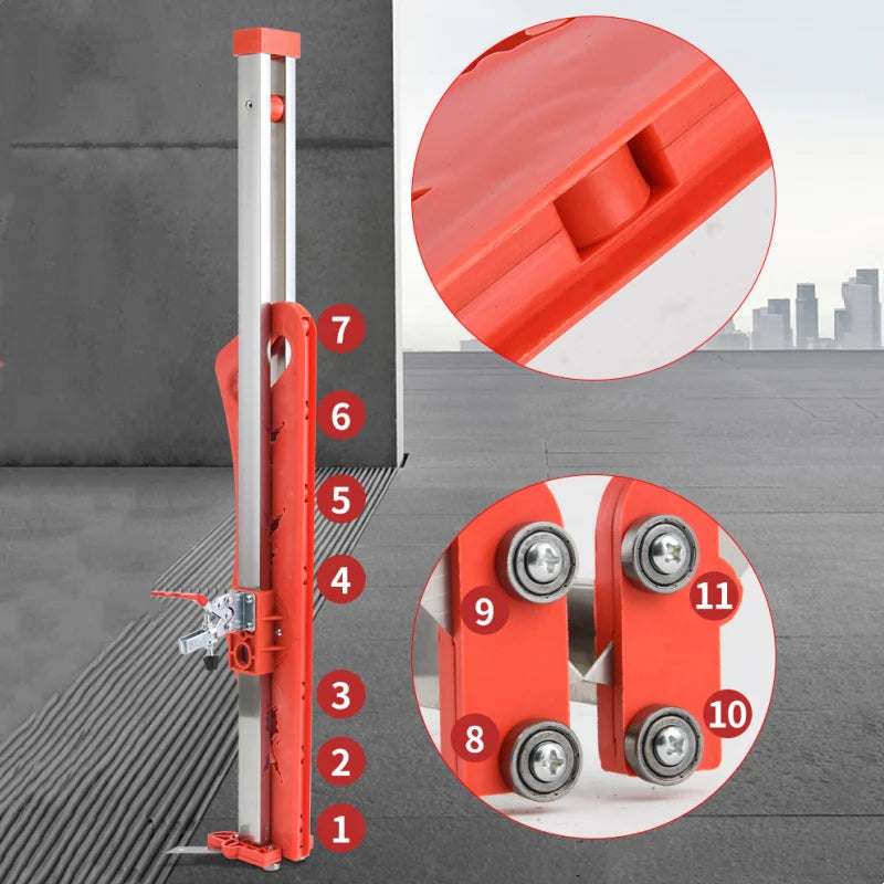Drywall Cutting Tool Foldable Stainless Steel Dust-Free Cuts