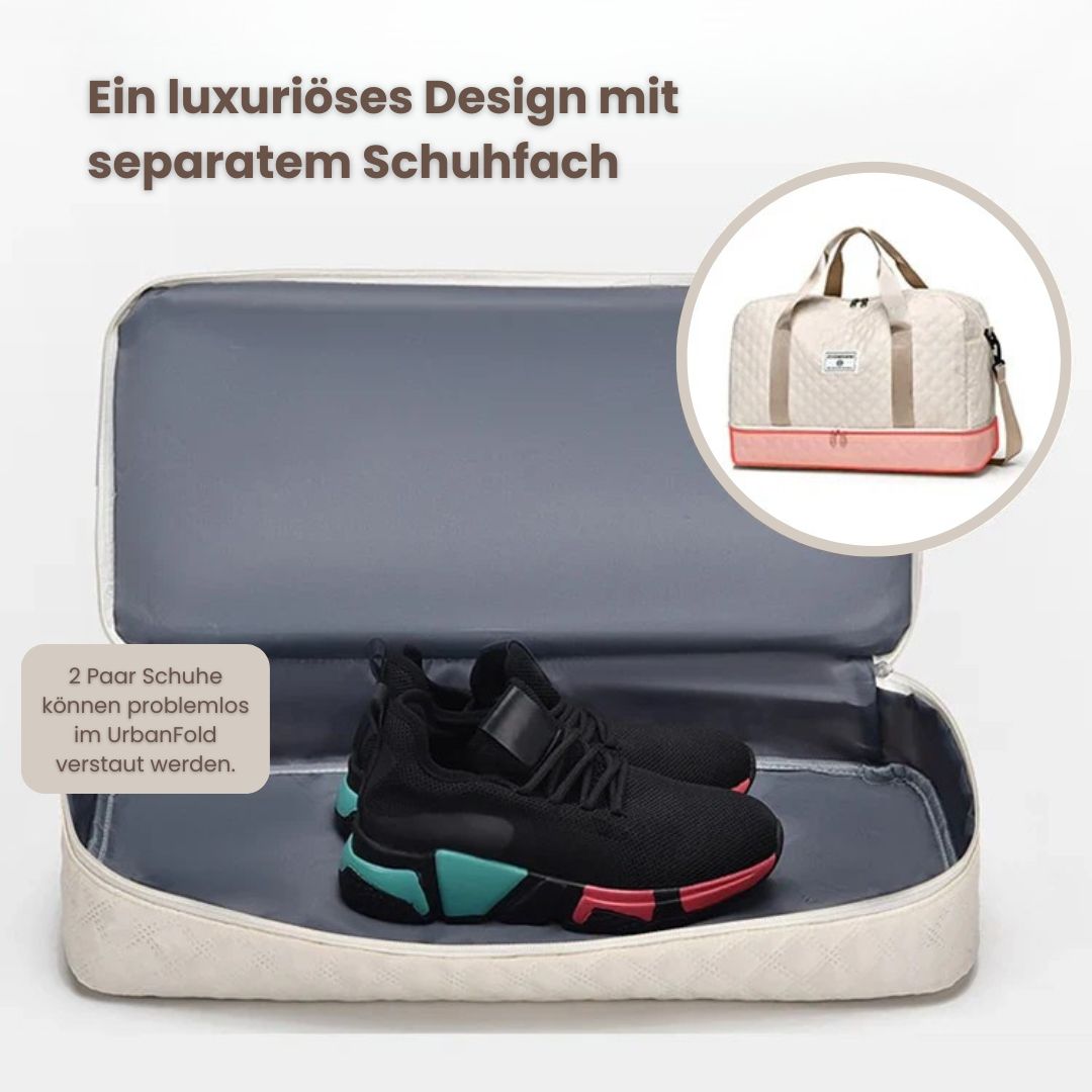 Duffle Bag Water-Repellent Shoe Compartment & Wet-Dry Zone