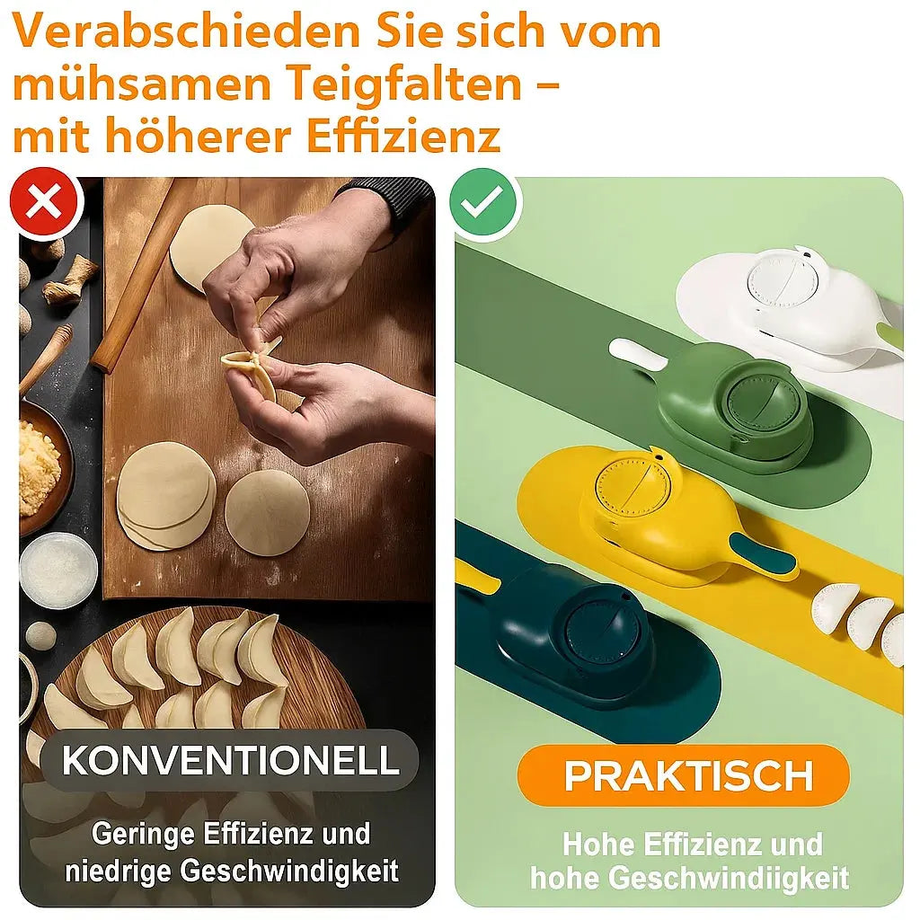 Dumpling Maker 2-in-1 Filling & Shaping Non-Stick Easy-Clean