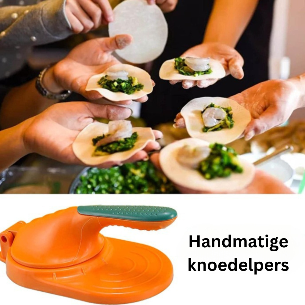 Dumpling Press Ergonomic One-Press Dishwasher Safe