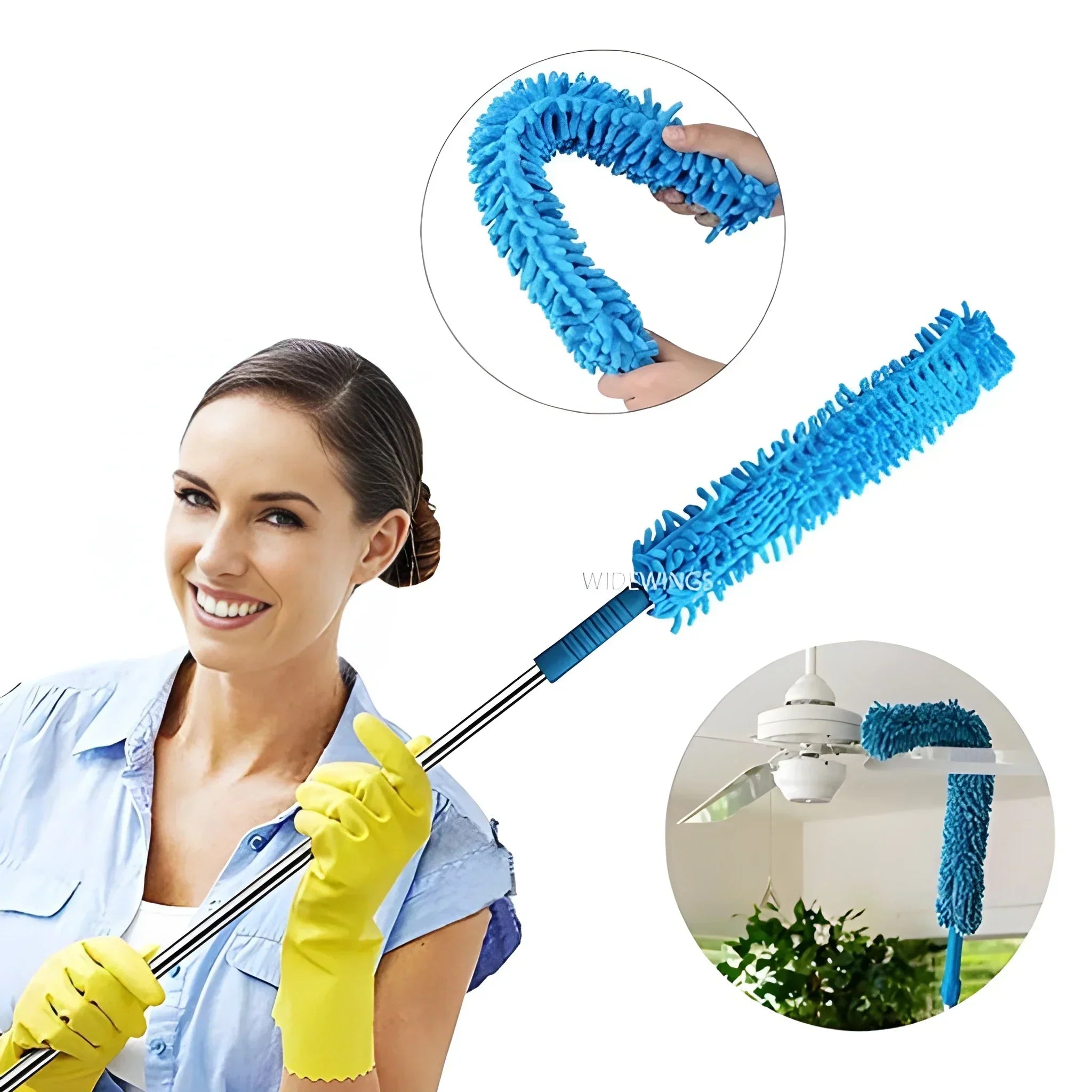 Duster Extendable Handle 360 Degree Microfiber Head