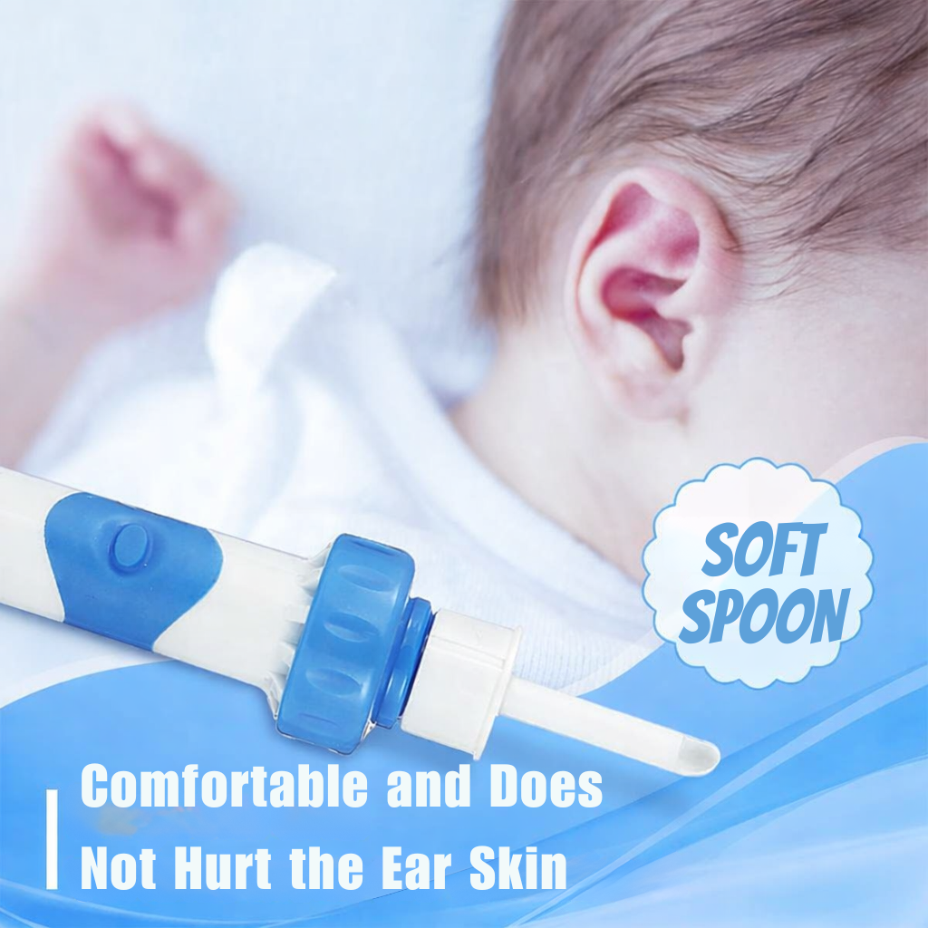 Ear Cleaner Gentle Vacuum Soft Silicone Tips