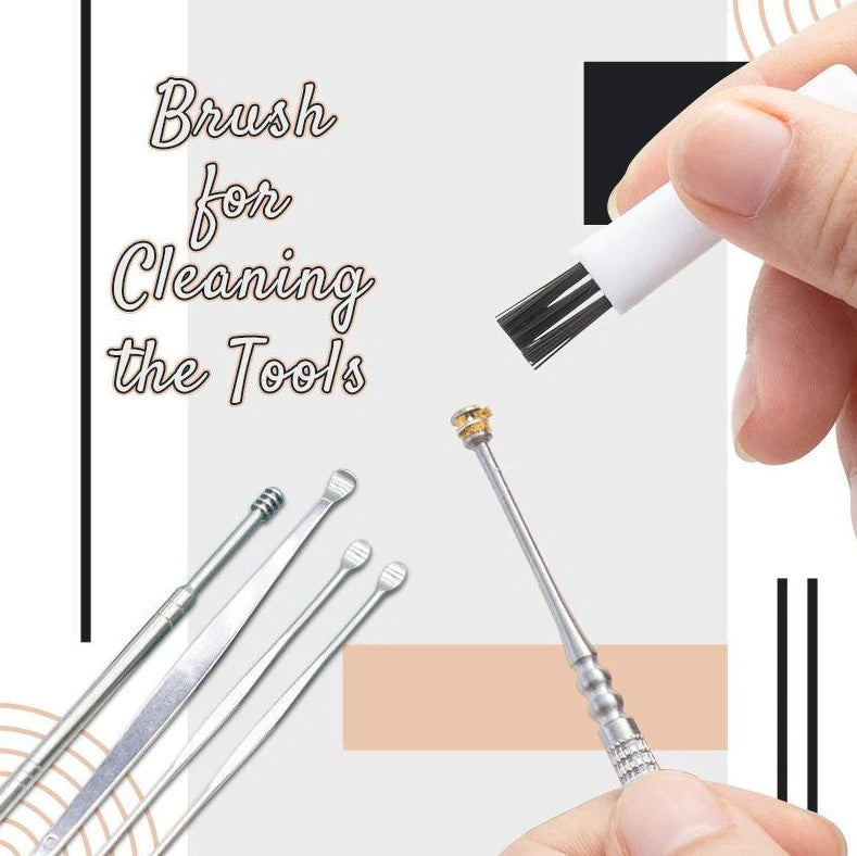 Ear Cleaning Kit 6-Piece Stainless Steel & Ergonomic