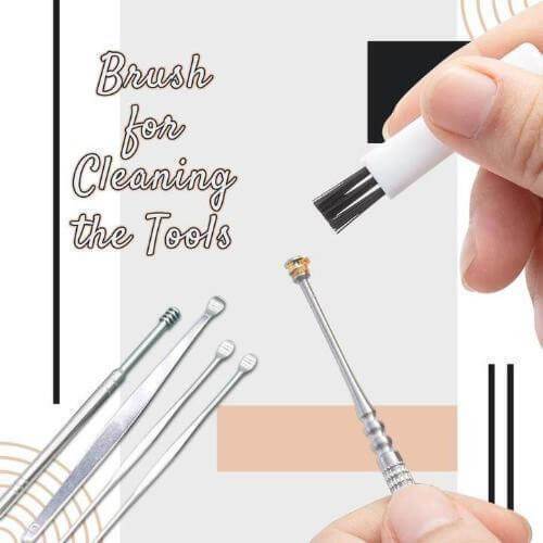 Ear Cleaning Kit Stainless Steel 6-Piece Precision Tools