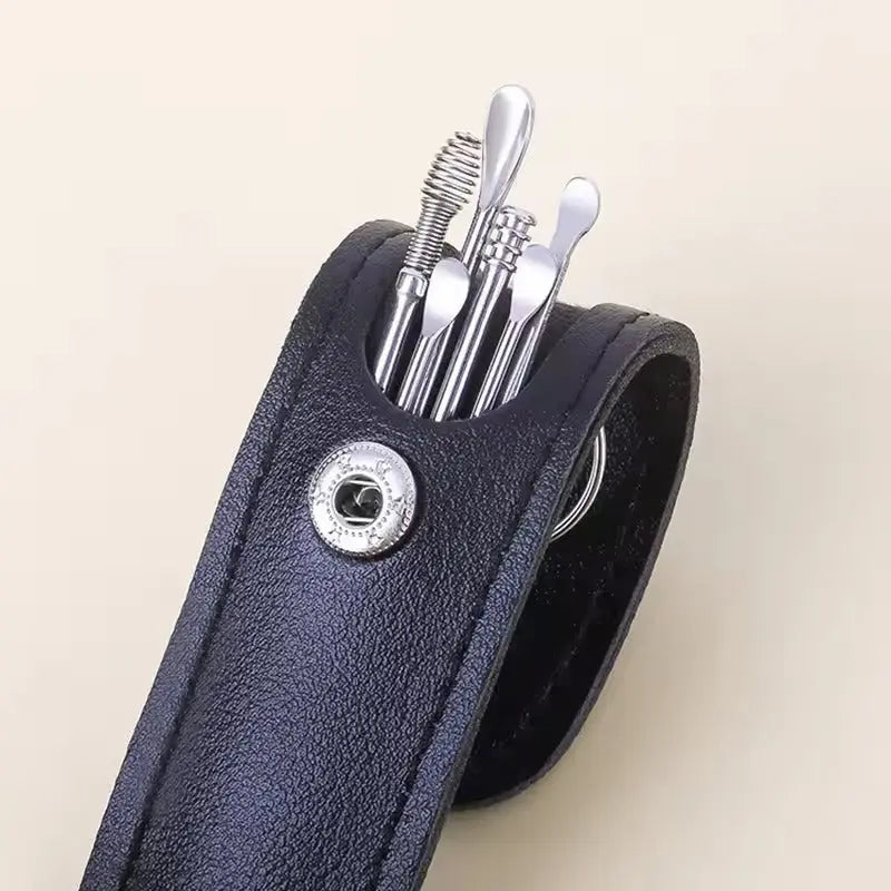 Ear Cleaning Set Medical-Grade Stainless Steel 6-Piece
