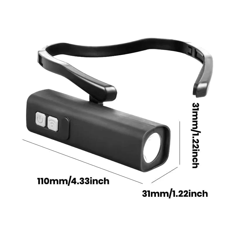 Ear Hook Headlamp Gesture Control LED USB-C Rechargeable