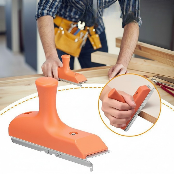 Edge Plane 3-In-1 Ergonomic Non-Slip Stainless Steel Blades