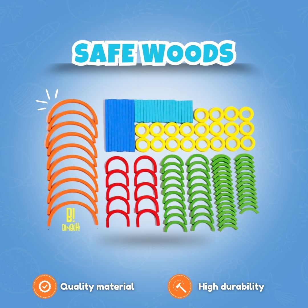 Educational Puzzle Wooden Screen-Free Creativity & Concentration
