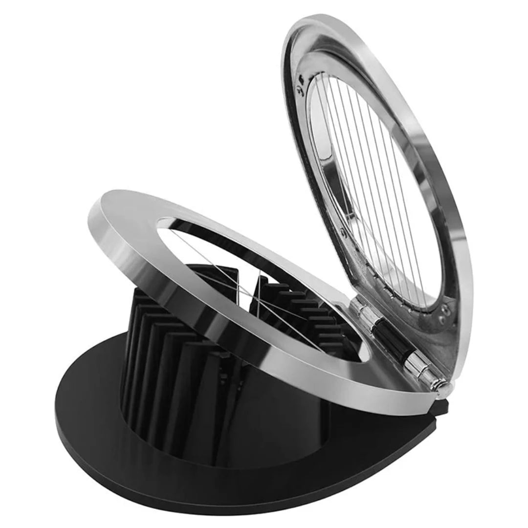 Egg Slicer 10-Slice Stainless Steel Wires & Non-Slip Base