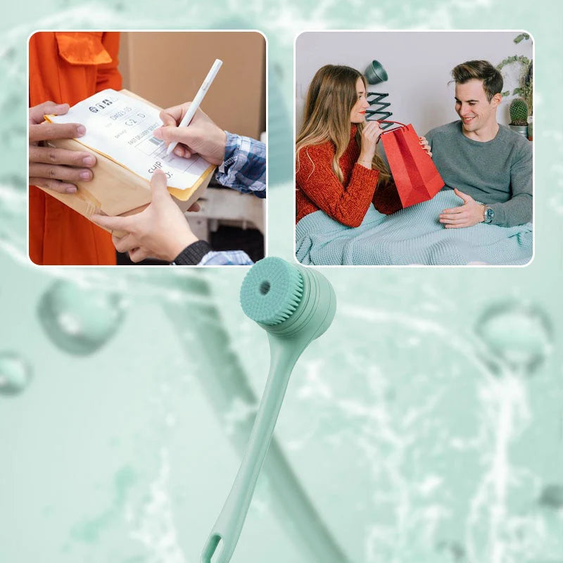 Electric Body Brush Nano-Soft Bristles & 5 Interchangeable Heads