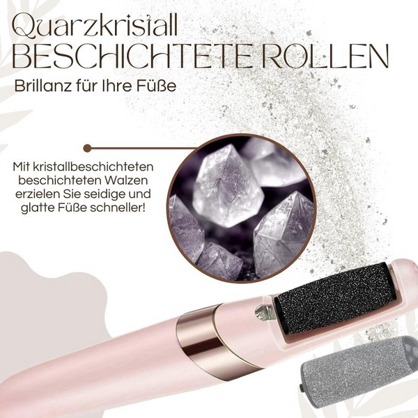 Electric Callus Remover Dual Rollers Smart Pressure Lock Ergonomic