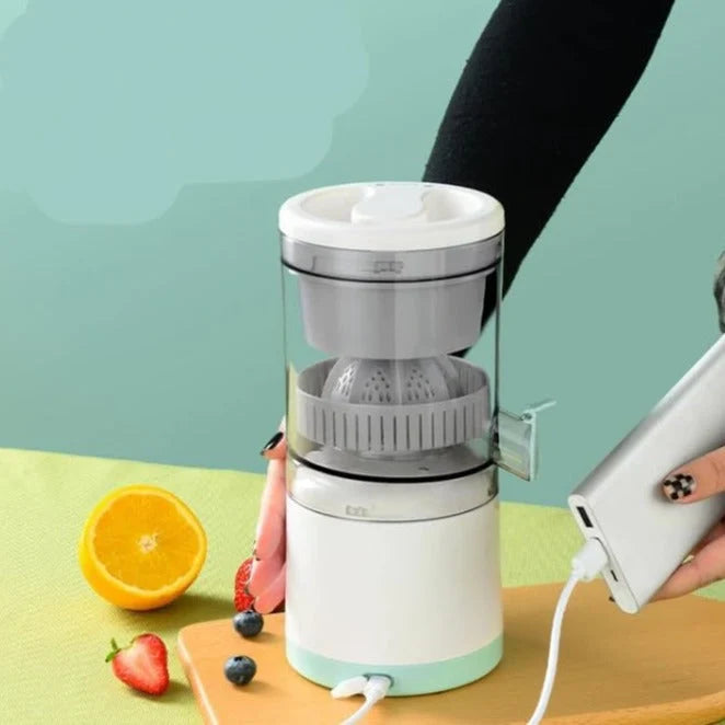 Electric Citrus Juicer Cordless USB Rechargeable Easy-Clean