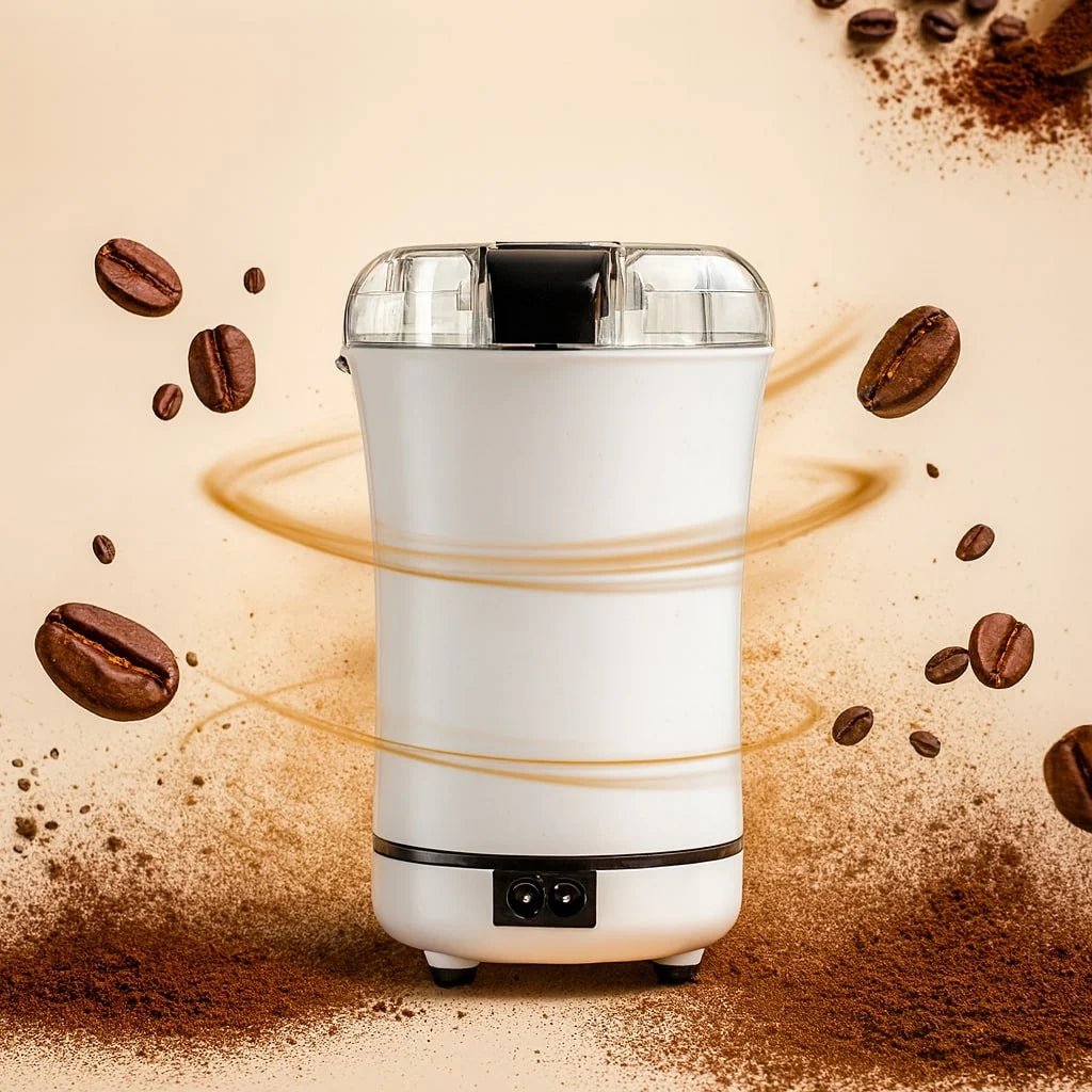 Electric Coffee Grinder Copper Motor & Stainless Steel Blades