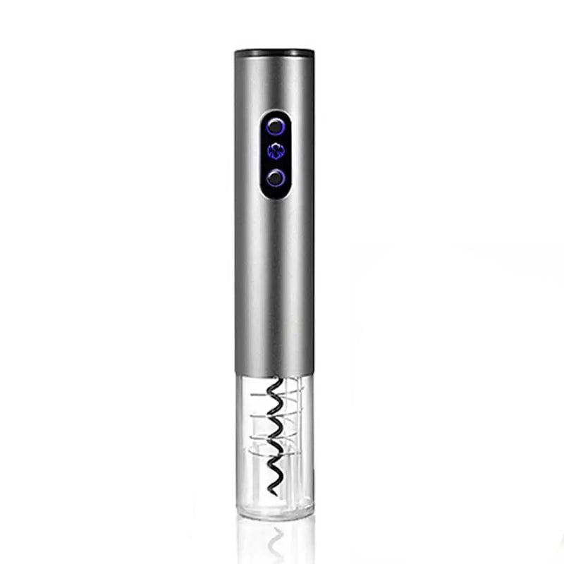 Electric Corkscrew One-Button Battery-Operated Foil Cutter & Stopper