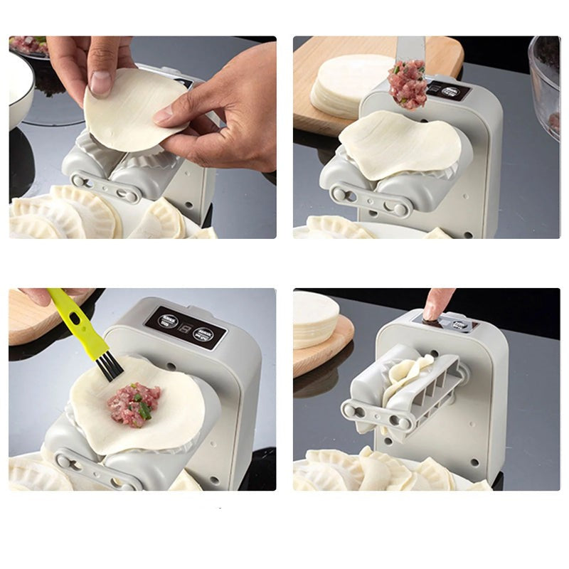 Electric Dumpling Maker Automatic Folding USB Rechargeable Waterproof