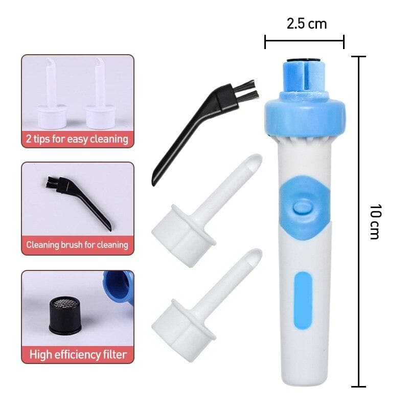 Electric Ear Cleaner Vibration & Vacuum Silicone Tip