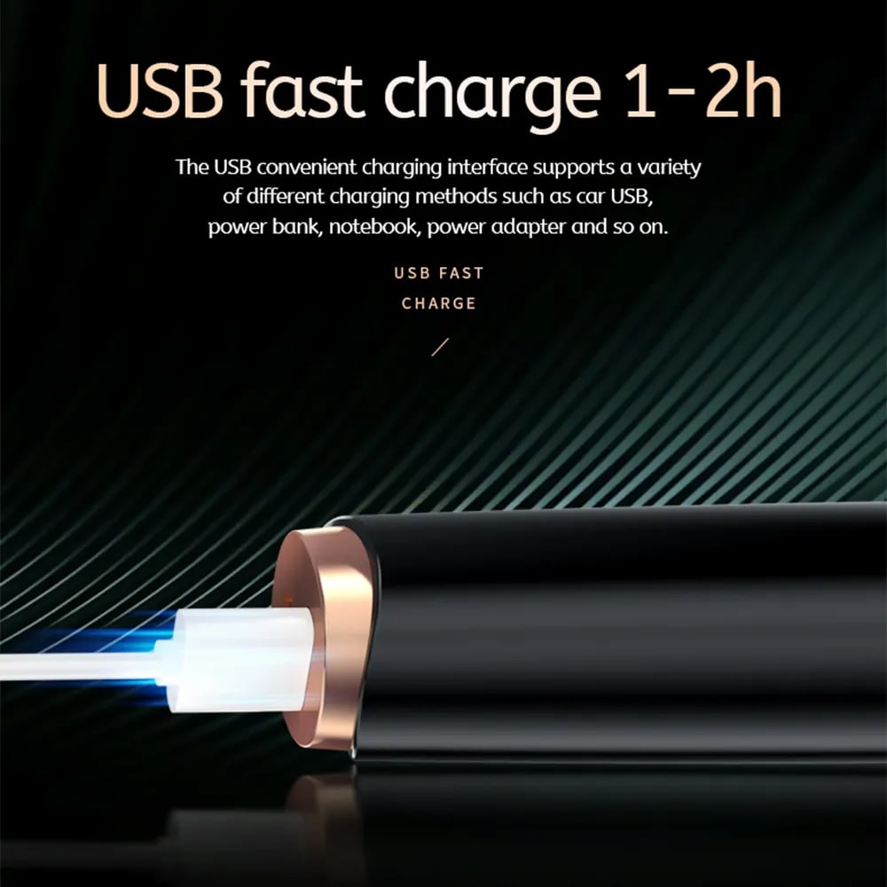 Electric Eyelash Curler Heated Silicone Brush USB-C Rechargeable