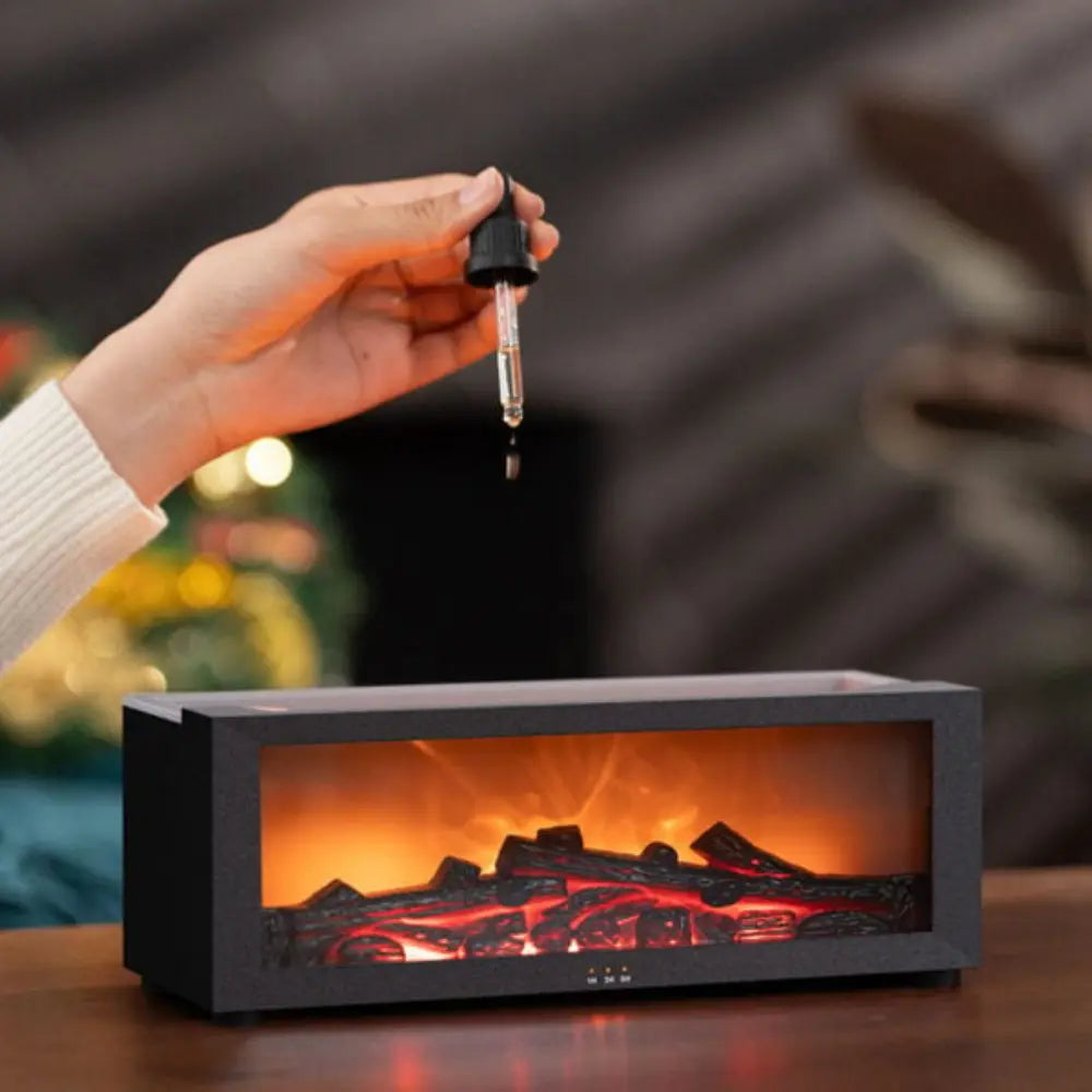 Electric Fireplace Water Vapor Flame Effect Remote Control