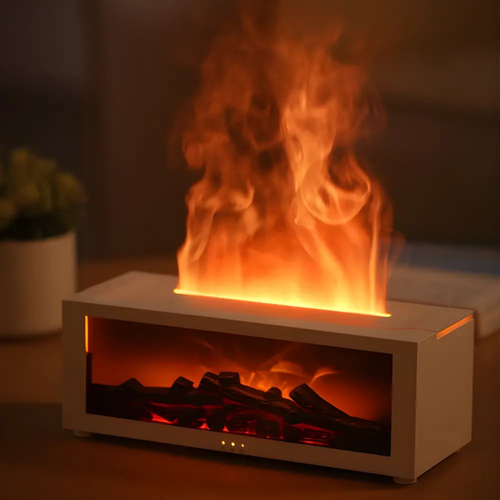 Electric Fireplace Water Vapor Flame Effect Remote Control