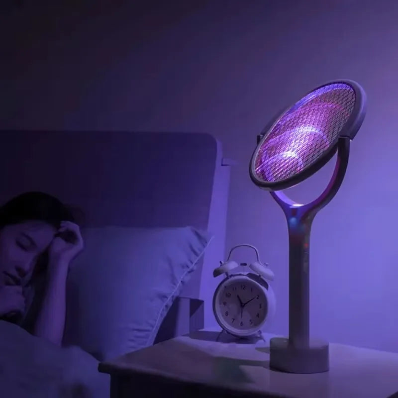 Electric Fly Swatter UV Light & USB Rechargeable