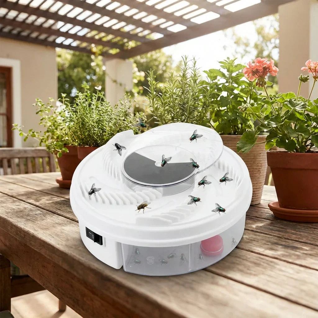 Electric Fly Trap Rotating Arm USB Powered Chemical Free