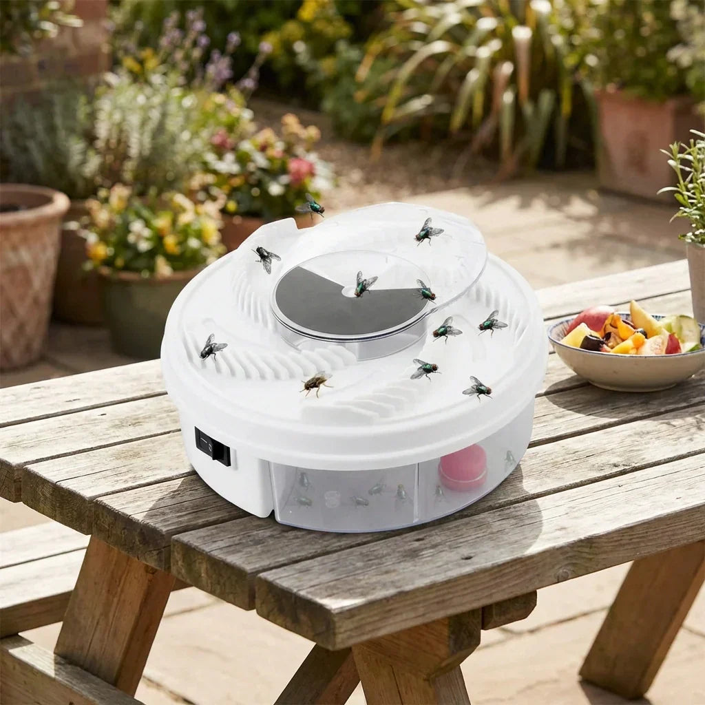 Electric Fly Trap Rotating Arm USB Powered Chemical Free
