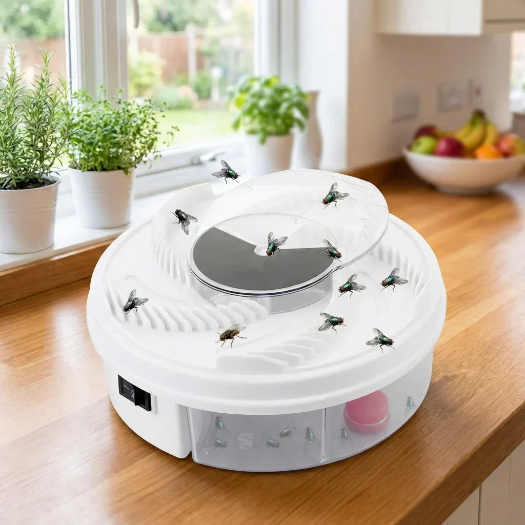 Electric Fly Trap Rotating Arm USB Powered Chemical Free