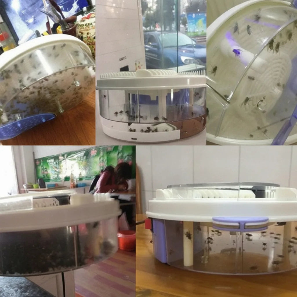 Electric Fly Trap USB-Powered 360 Rotating Catch Arm