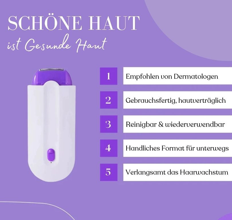 Electric Hair Remover Painless Micro-Oscillation USB Rechargeable